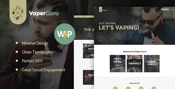 VaperGuru - Vape Smoking & Cigarette Store WordPress Theme Logo